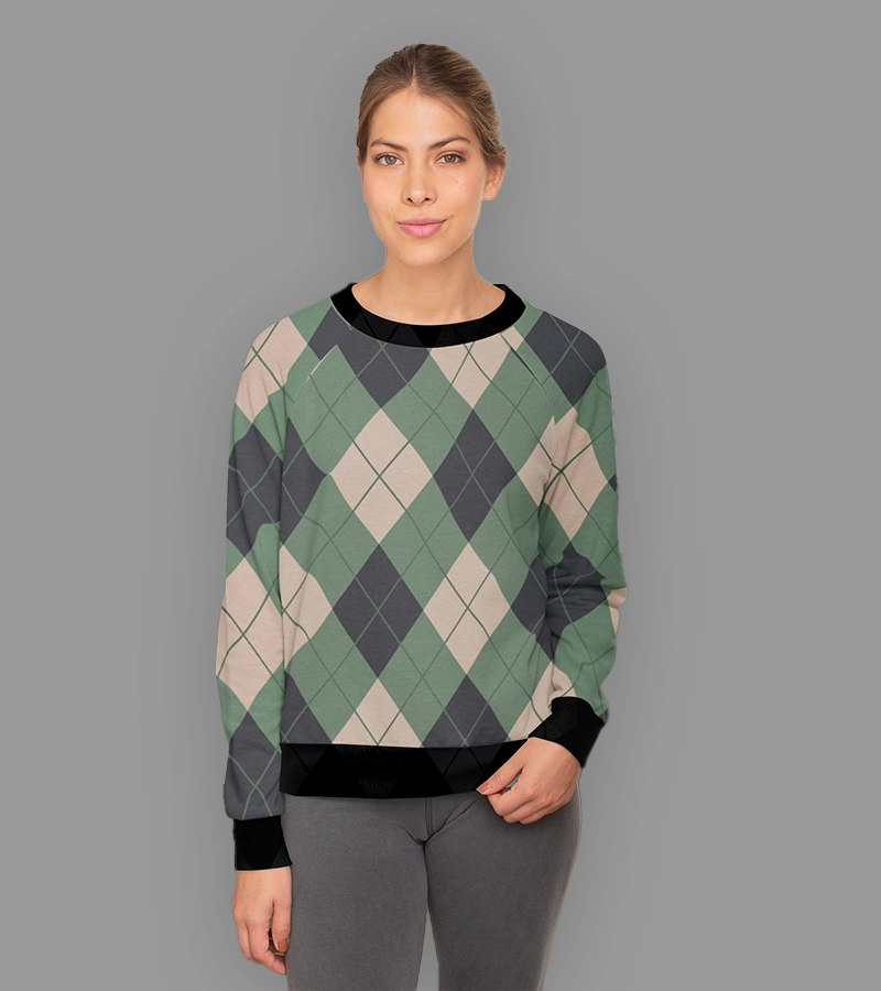 Argyle Sweatshirt Winter