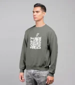 Fizzy Vibes Sweatshirt Olive