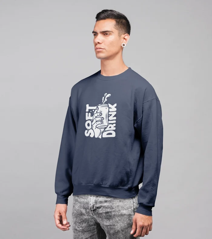 Fizzy Vibes Sweatshirt navy