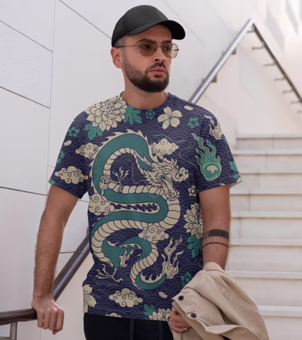 Dragon Oversized Tee Front