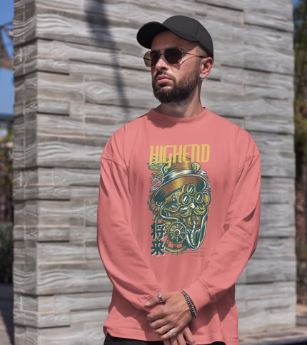 Highend Cotton Fleece Sweatshirt casual look Corel